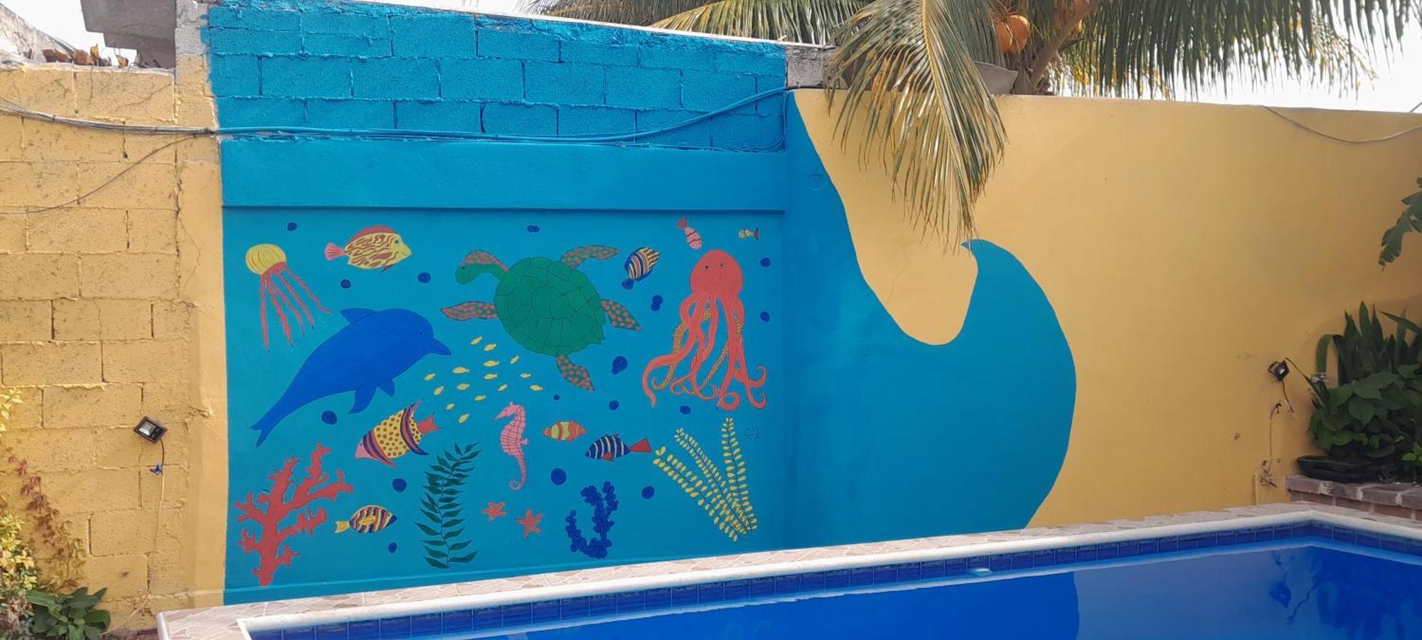 Malecon Beach House In Progreso 1 Block From Beach Экстерьер фото
